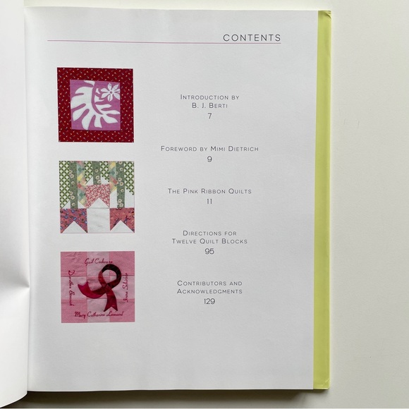 Threaded Together: The Pink Ribbon Quilt Project Hardcover Book 2008 - Picture 6 of 16